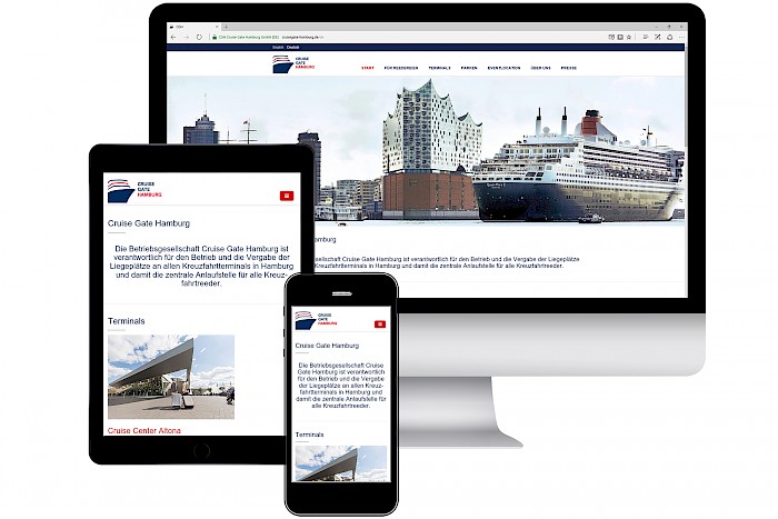 Cruise Gate Hamburg startet mit neuer Website in die Kreuzfahrtsaison