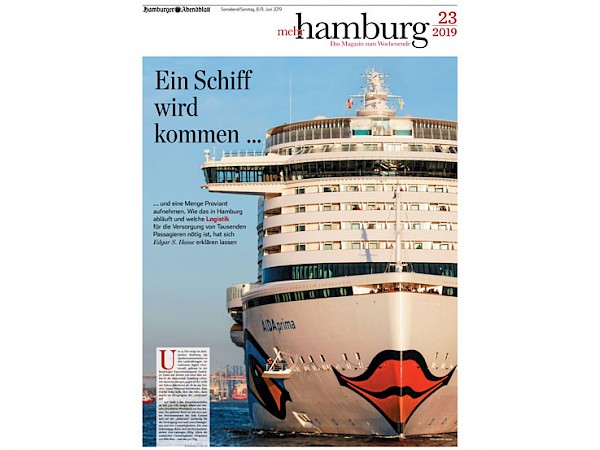 "Ein Schiff wird kommen..." - Leseempfehlung Hamburger Abendblatt, Wochenendmagazin vom 8./9. Juni 2019