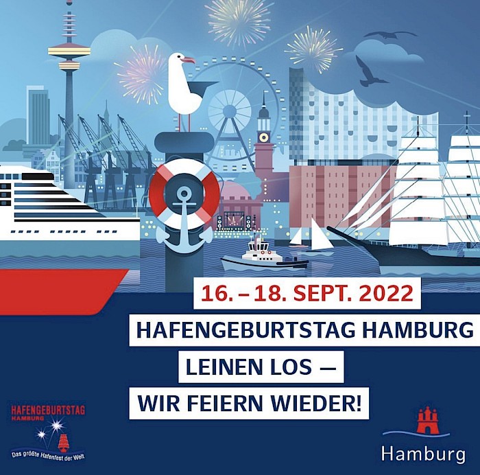 Straßensperrungen beim Hafengeburtstag 2022 in Hamburg